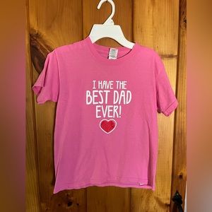 Little girl I have the best dad t-shirt.